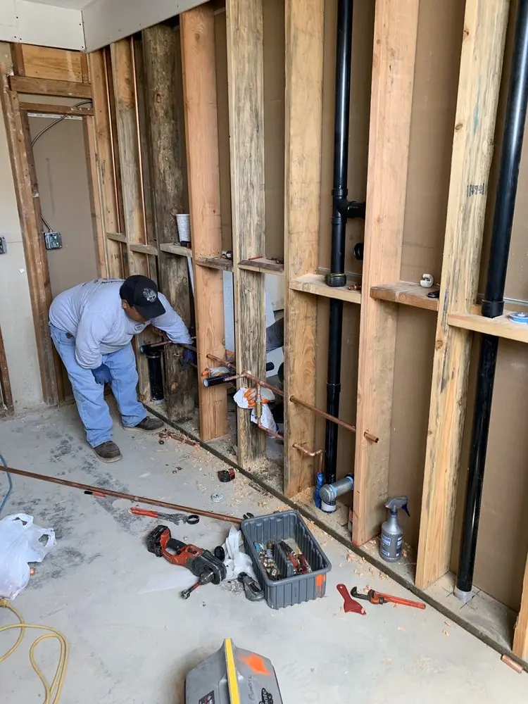 Commercial rough-in plumbing for Gas Line Repair in Oaks of Devonshire
